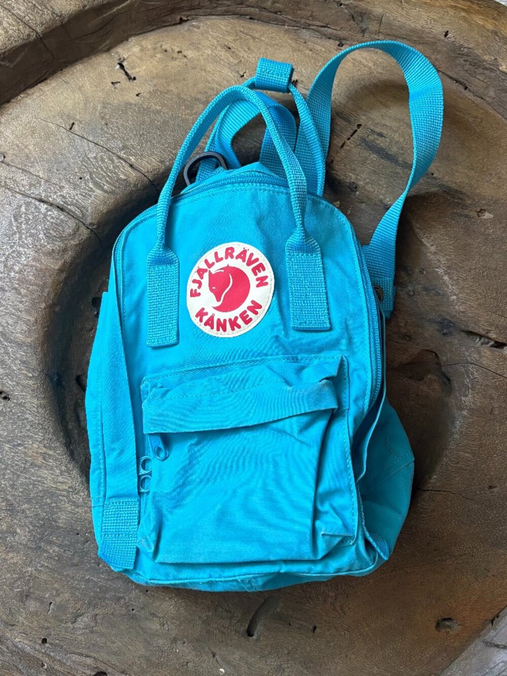 Fjallraven Kanken Mini turquoise backpack
